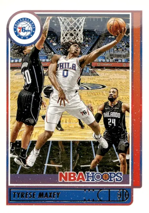 2021-22 NBA Hoops #57 Tyrese Maxey
