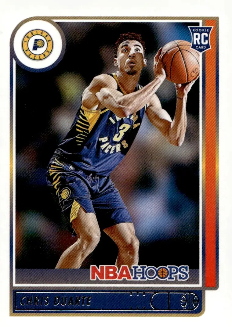 2021-22 NBA Hoops #236 Chris Duarte (front)