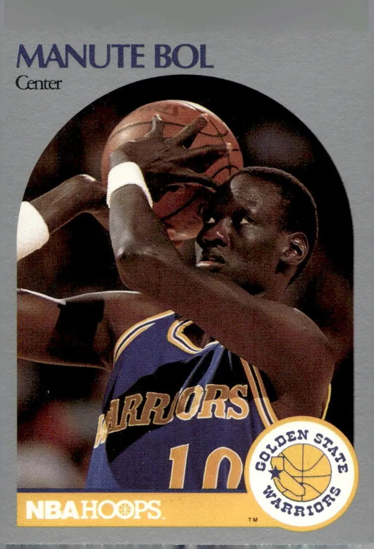 1990-91 NBA Hoops #112 Manute Bol (front)