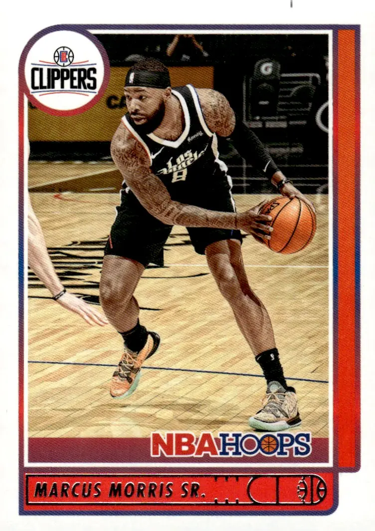 2021-22 NBA Hoops #106 Marcus Morris Sr. (front)