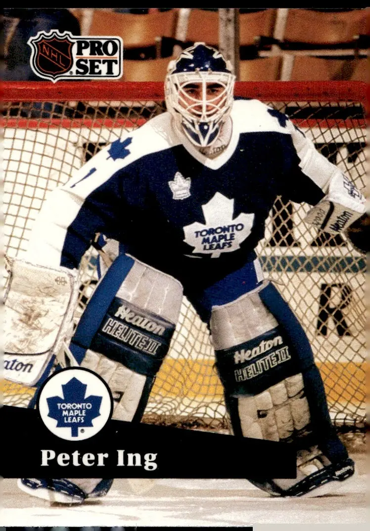 1991-92 Pro Set (Series 1) #222 Peter Ing (front)