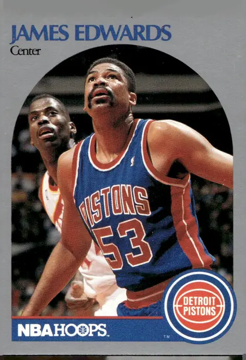 1990-91 NBA Hoops #104 James Edwards