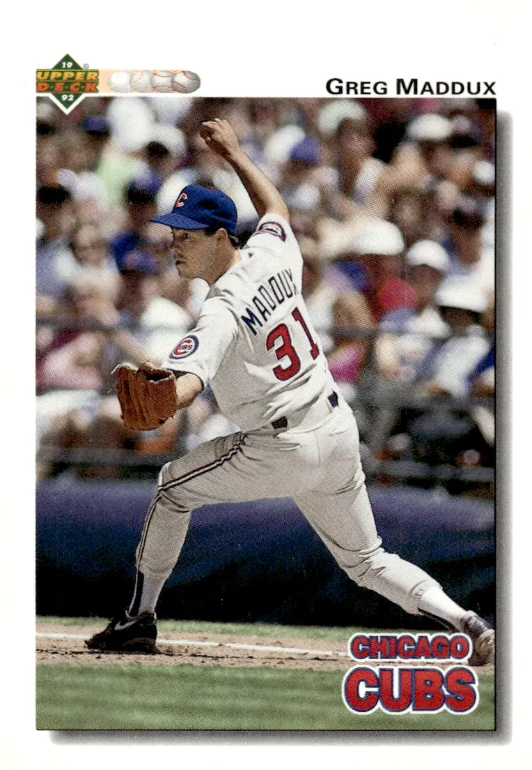 1992 Upper Deck #353 Greg Maddux (front)