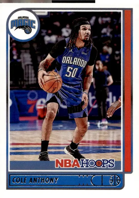 2021-22 NBA Hoops #12 Cole Anthony