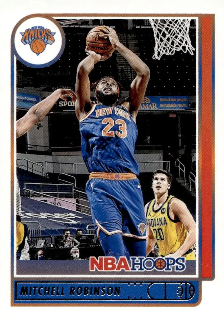 2021-22 NBA Hoops #157 Mitchell Robinson (front)