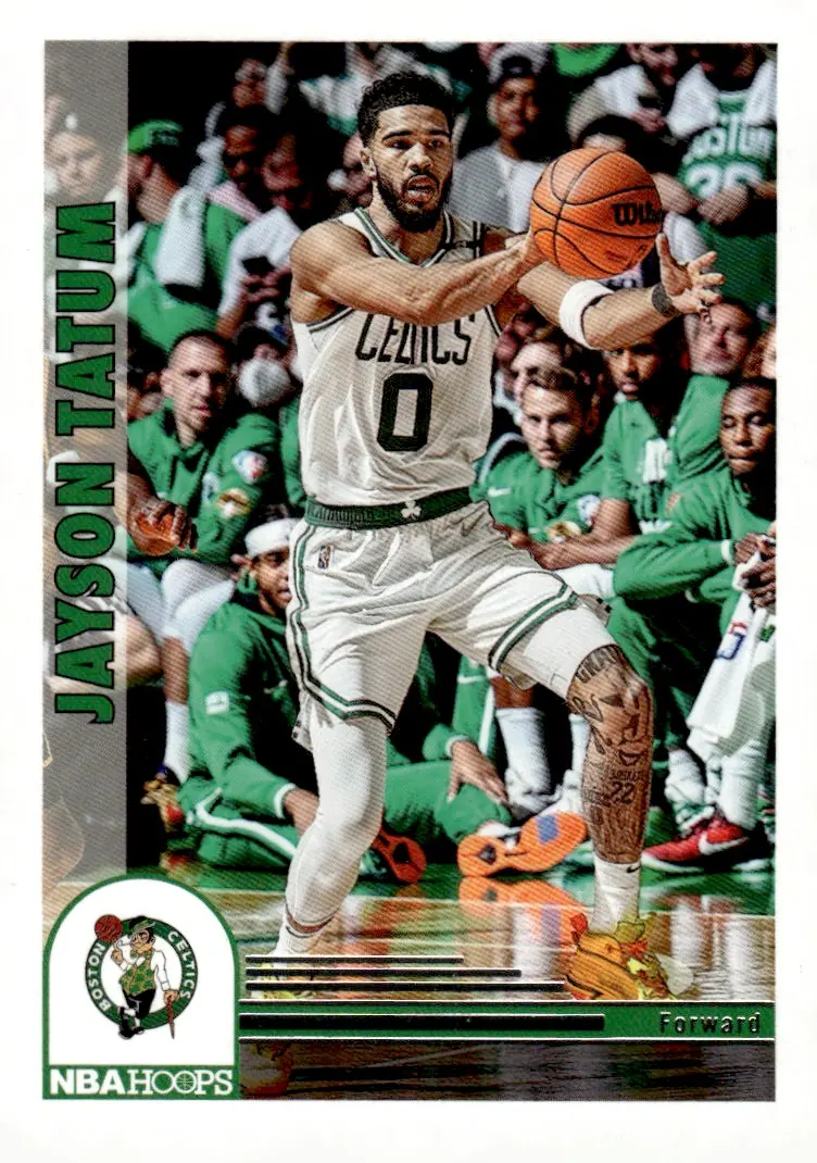 2022-23 NBA Hoops #286 Jayson Tatum (front)