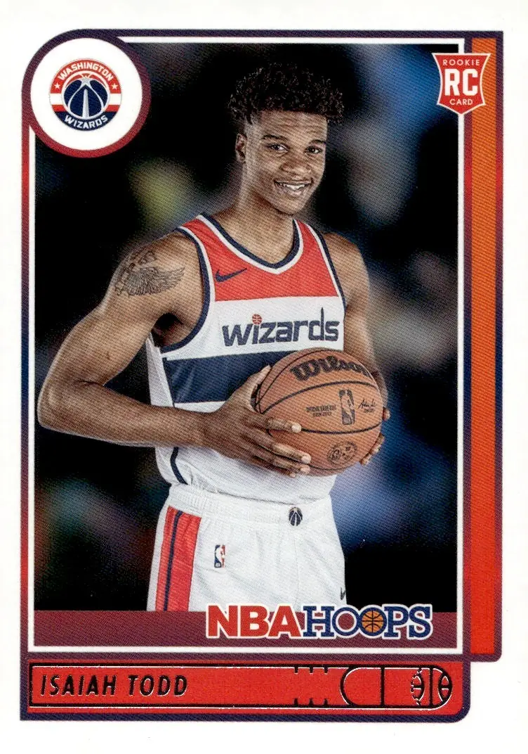 2021-22 NBA Hoops #241 Isaiah Todd (front)