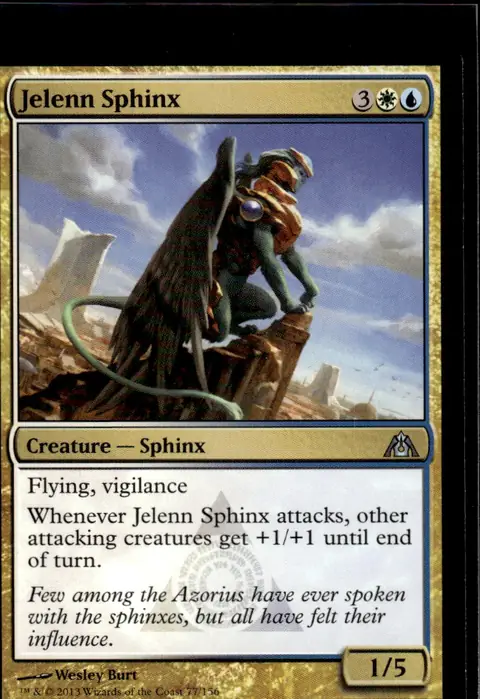 2013 Dragon's Maze #77 Jelenn Sphinx – Foil