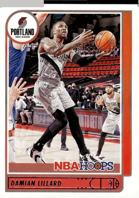 2021-22 NBA Hoops #61 Damian Lillard