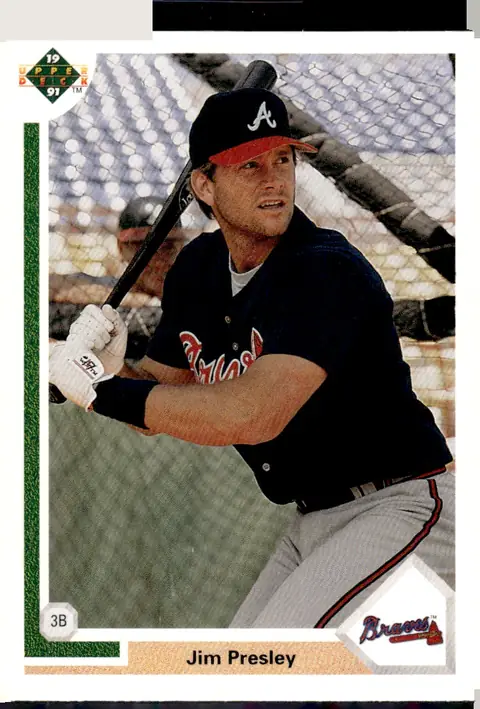 1991 Upper Deck #282 Jim Presley