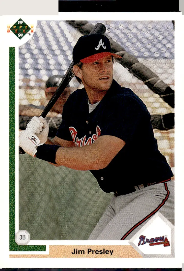 1991 Upper Deck #282 Jim Presley (front)