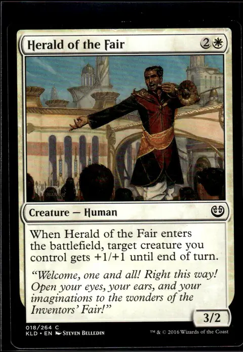 2016 Kaladesh (KLD) #018/264 Herald of the Fair