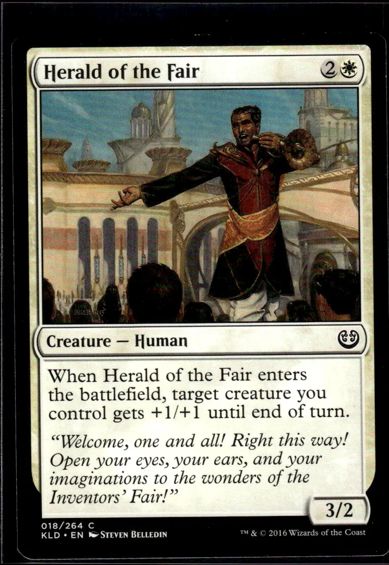 2016 Kaladesh (KLD) #018/264 Herald of the Fair (front)