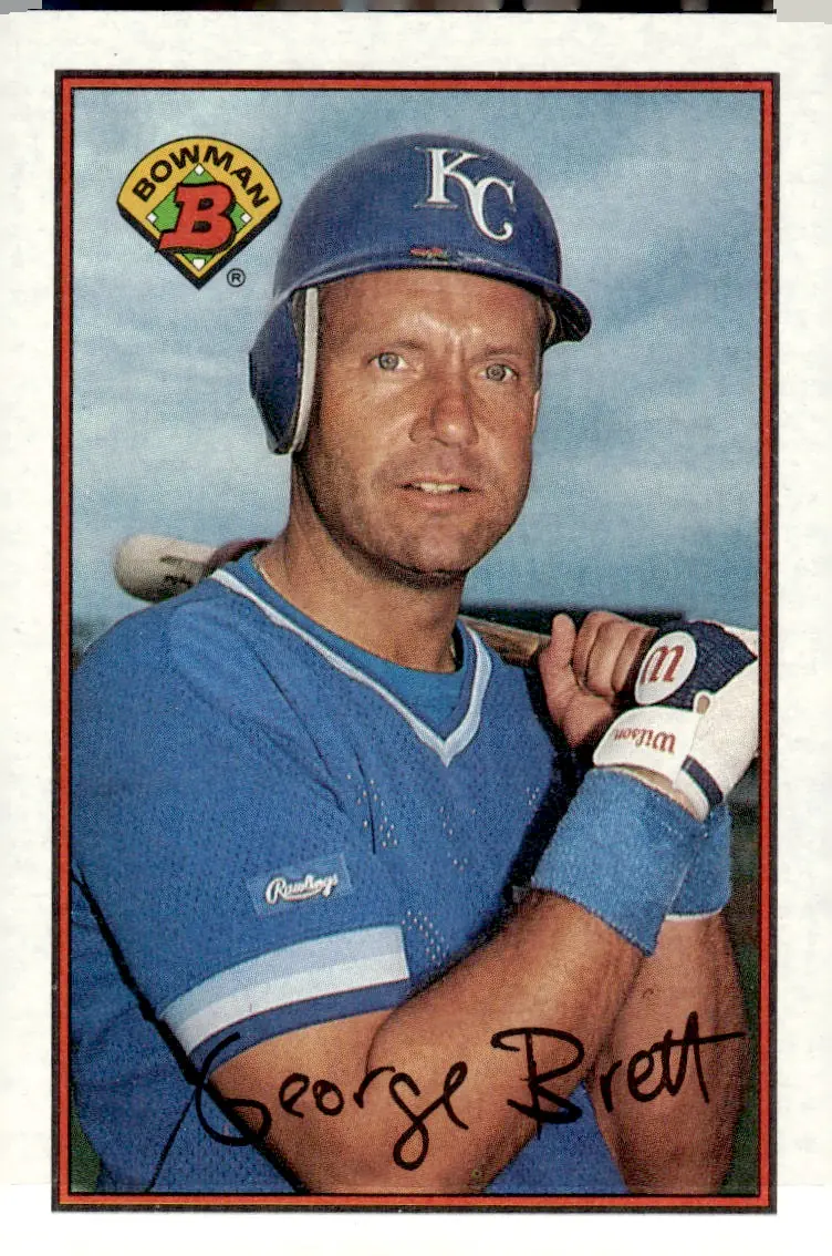 1989 Bowman #121 George Brett (front)