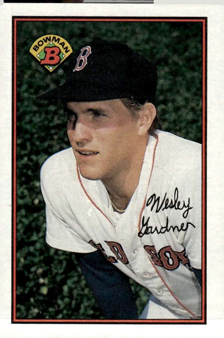 1989 Bowman #23 Wes Gardner (front)