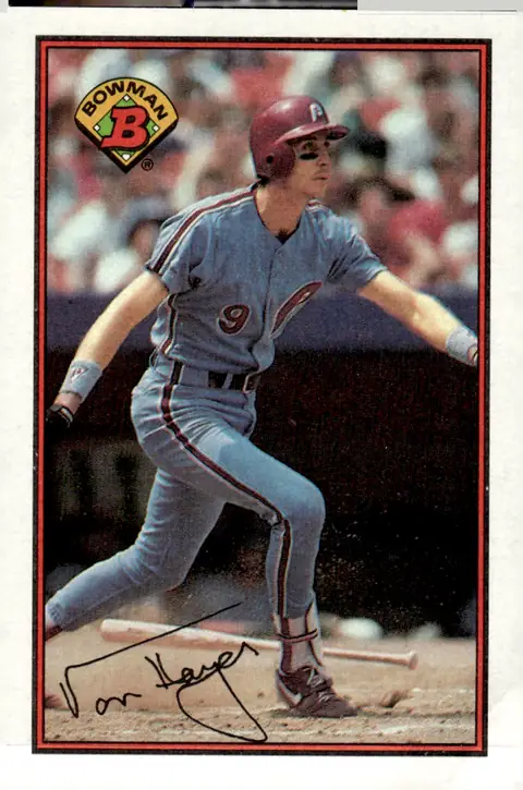 1989 Bowman #406 Von Hayes