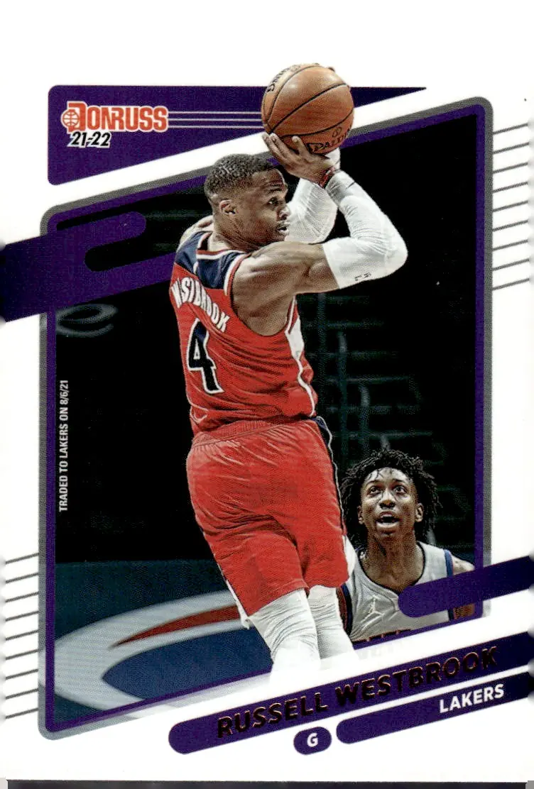 2021-22 Donruss #72 Russell Westbrook (front)