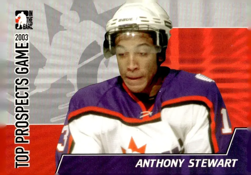 2004-05 In The Game Heroes and Prospects #TPG-19 Anthony Stewart (front)