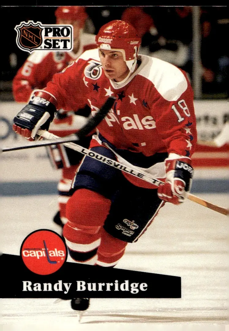1991-92 Pro Set (Series 2) #510 Randy Burridge – French edition (front)