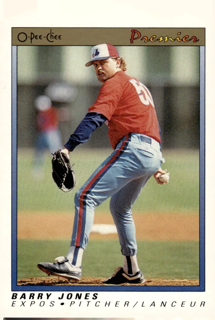 1991 O-Pee-Chee Premier #69 Barry Jones (front)