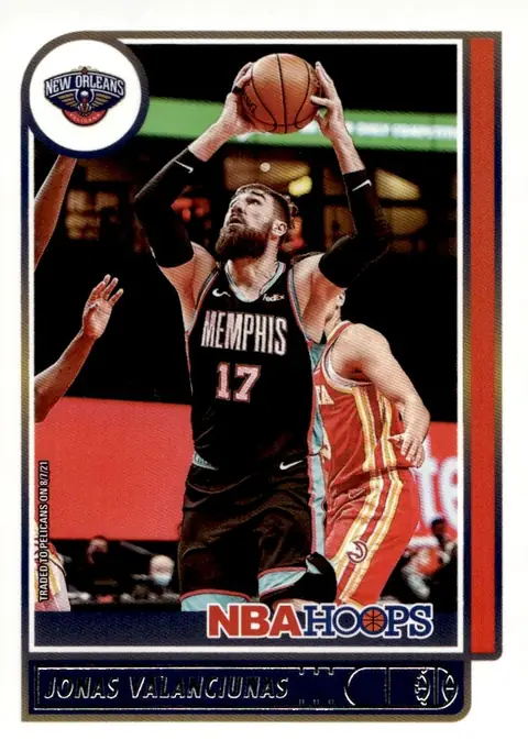 2021-22 NBA Hoops #152 Jonas Valanciunas