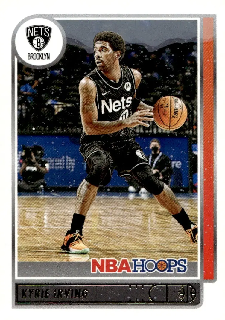 2021-22 NBA Hoops #77 Kyrie Irving (front)