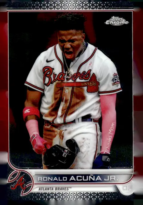 2022 Topps Chrome #165 Ronald Acuña Jr.