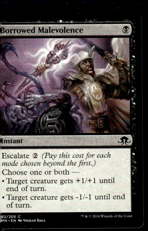 2016 Magic: The Gathering - Eldritch Moon (EMN) #82/205 Borrowed Malevolence