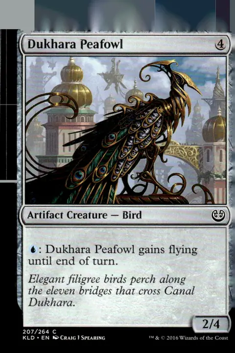 2016 Kaladesh (KLD) #207/264 Dukhara Peafowl