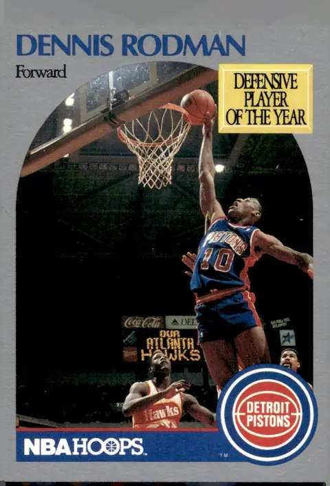 1990-91 NBA Hoops #109 Dennis Rodman