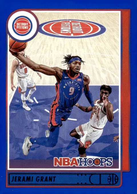 2021-22 NBA Hoops #145 Jerami Grant – Blue