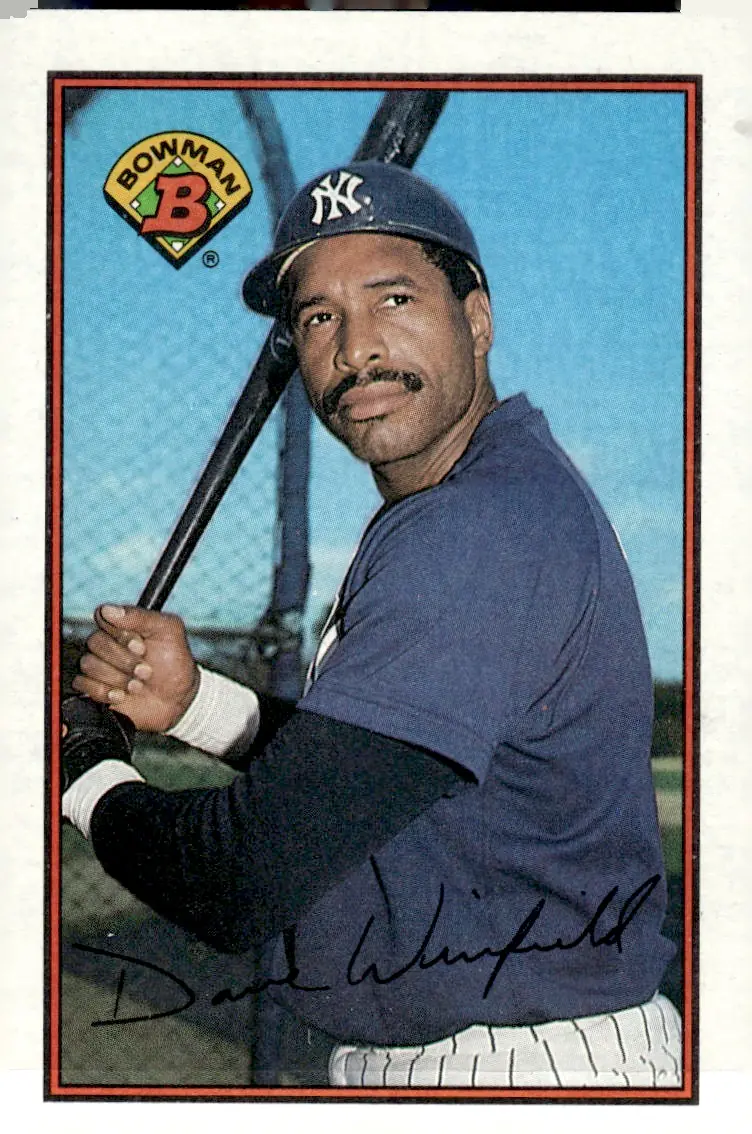 1989 Bowman #179 Dave Winfield (front)
