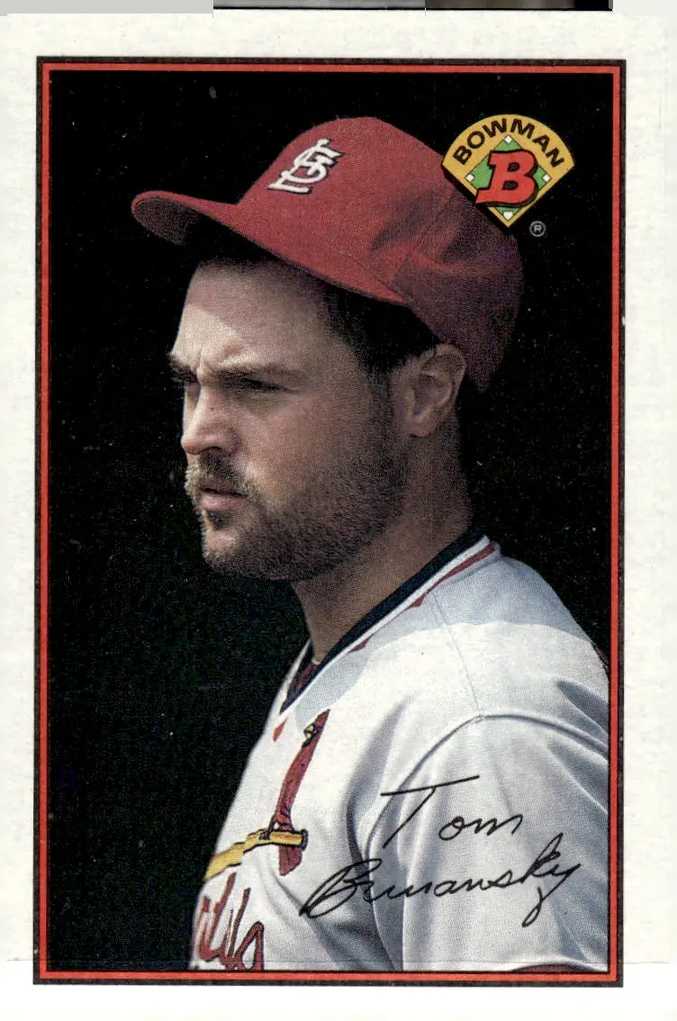 1989 Bowman #444 Tom Brunansky (front)