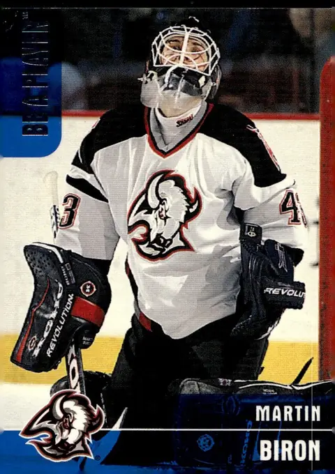 1999-00 Be A Player Memorabilia #137 Martin Biron
