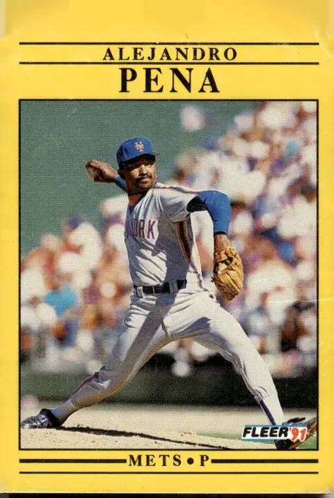 1991 Fleer #158 Alejandro Pena