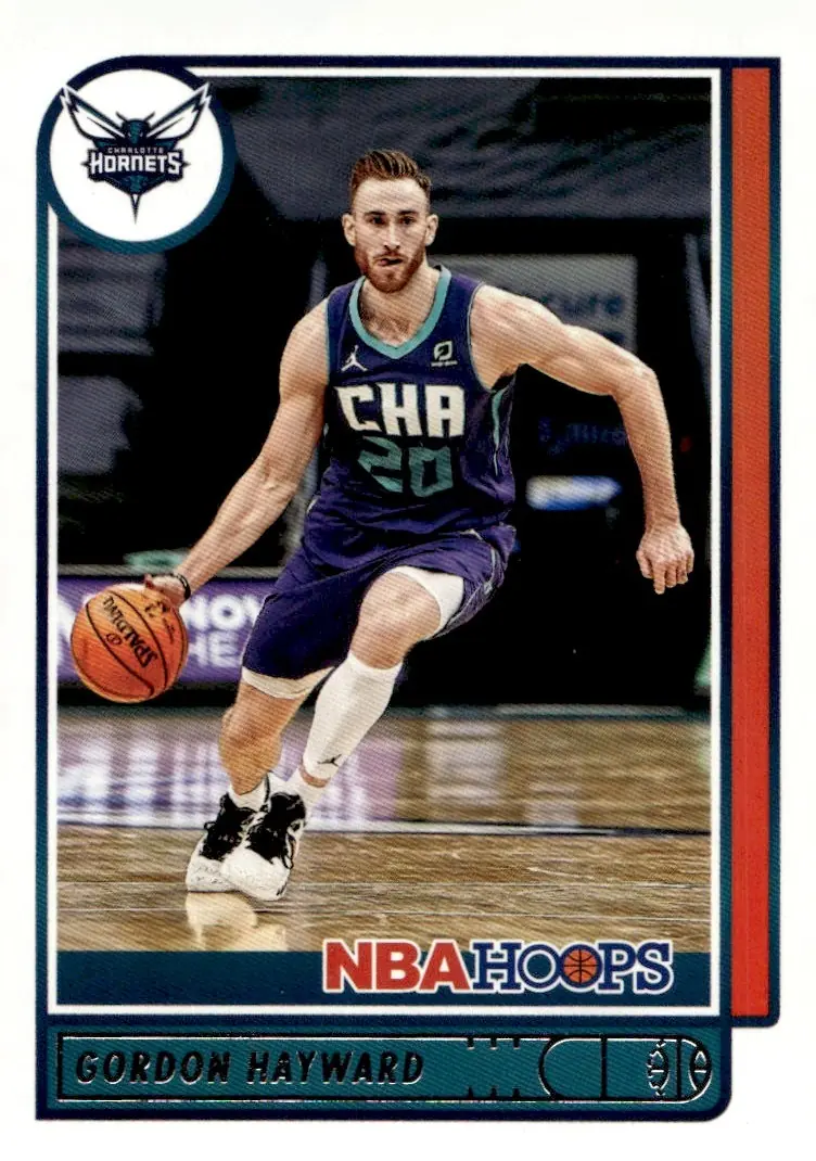 2021-22 NBA Hoops #160 Gordon Hayward (front)