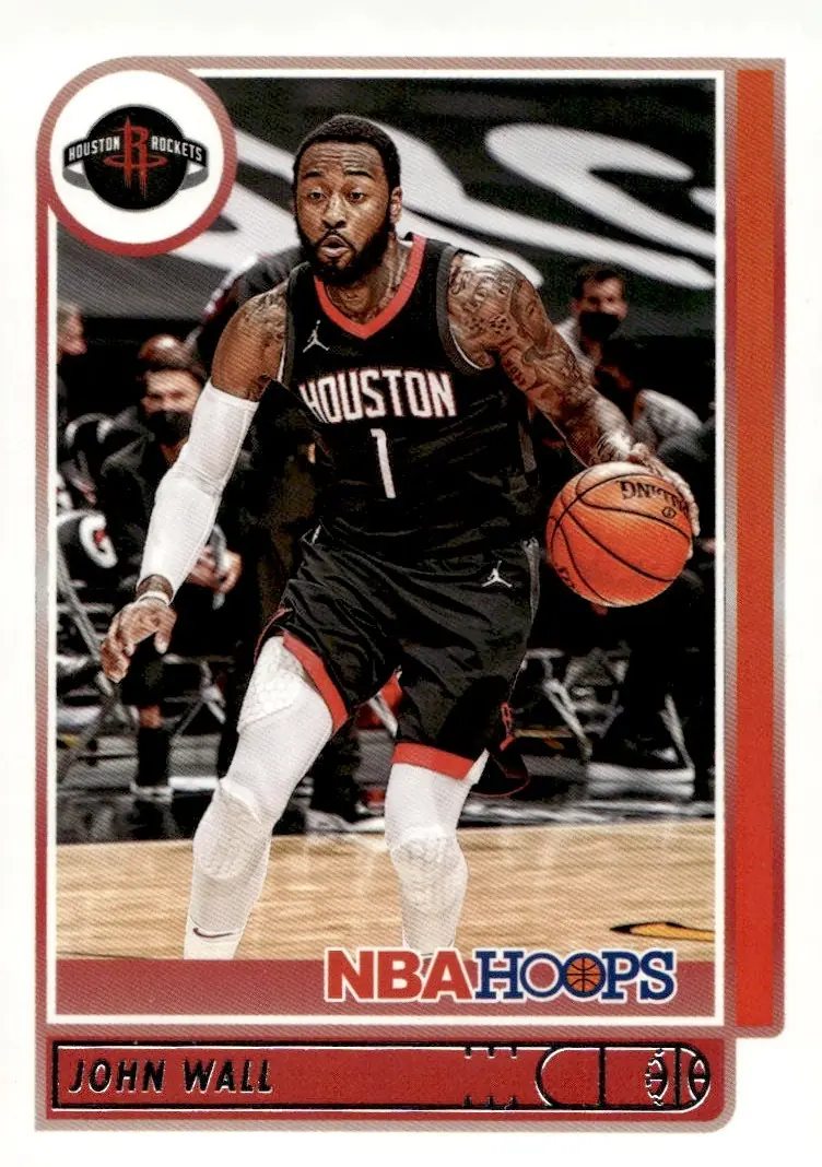 2021-22 NBA Hoops #144 John Wall (front)