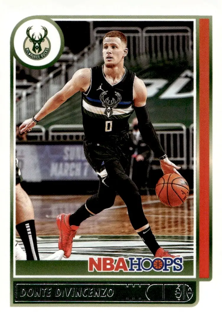 2021-22 NBA Hoops #93 Donte DiVincenzo (front)