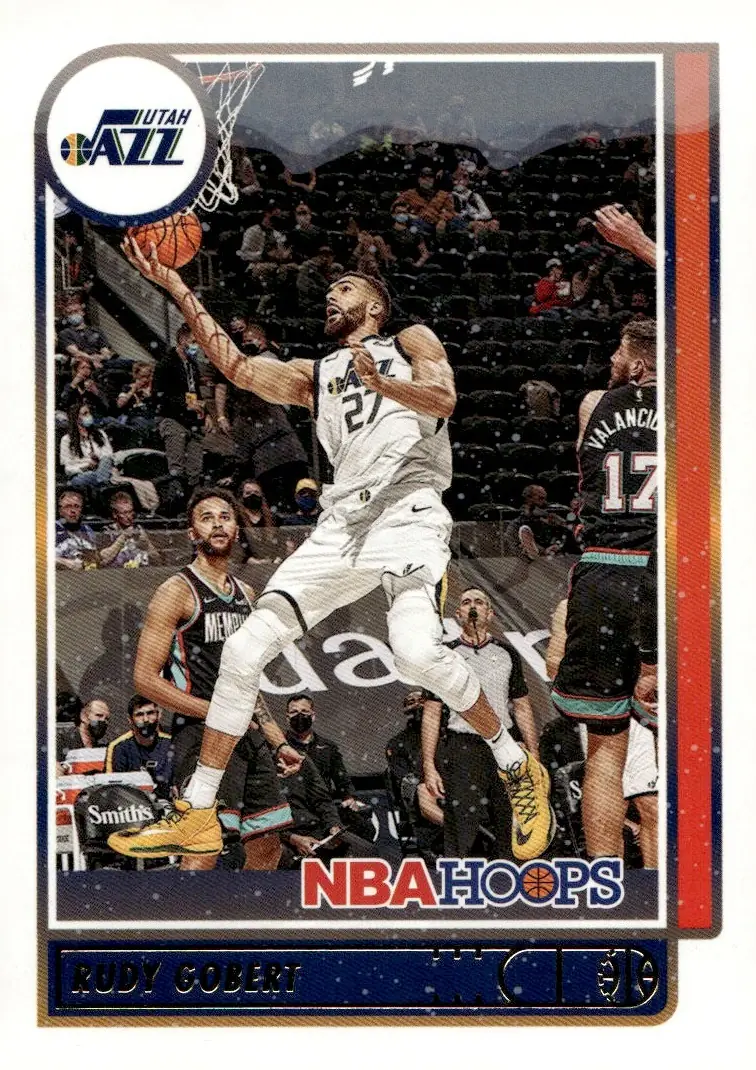 2021-22 NBA Hoops #169 Rudy Gobert (front)
