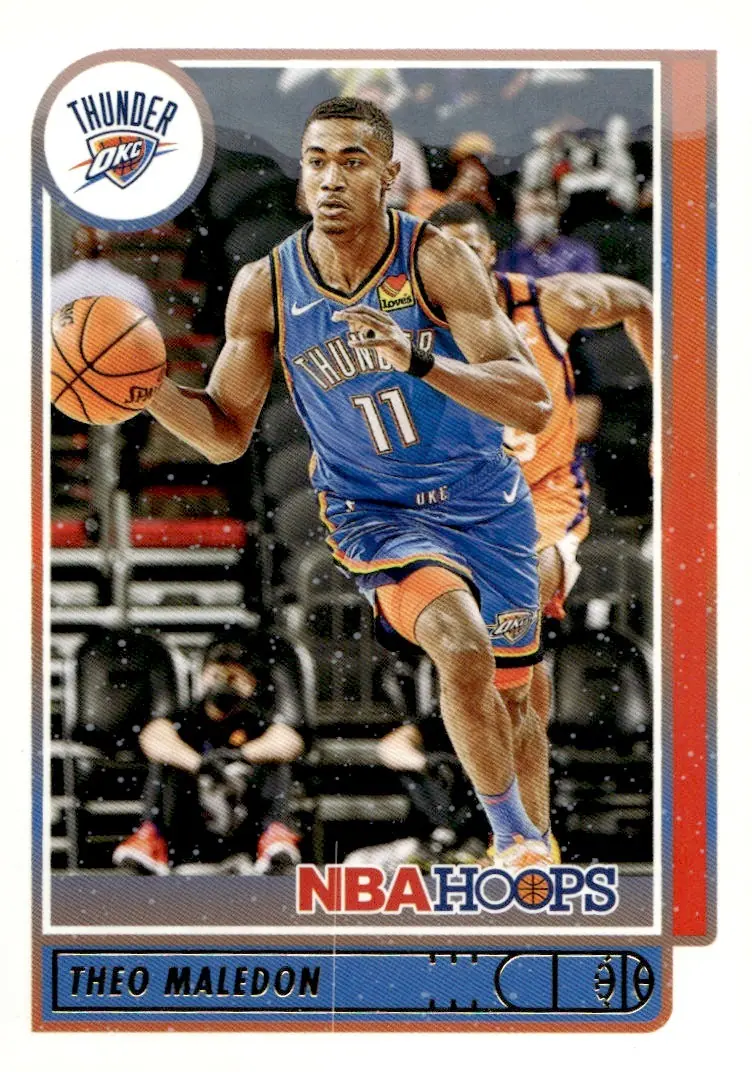2021-22 NBA Hoops #63 Théo Maledon (front)