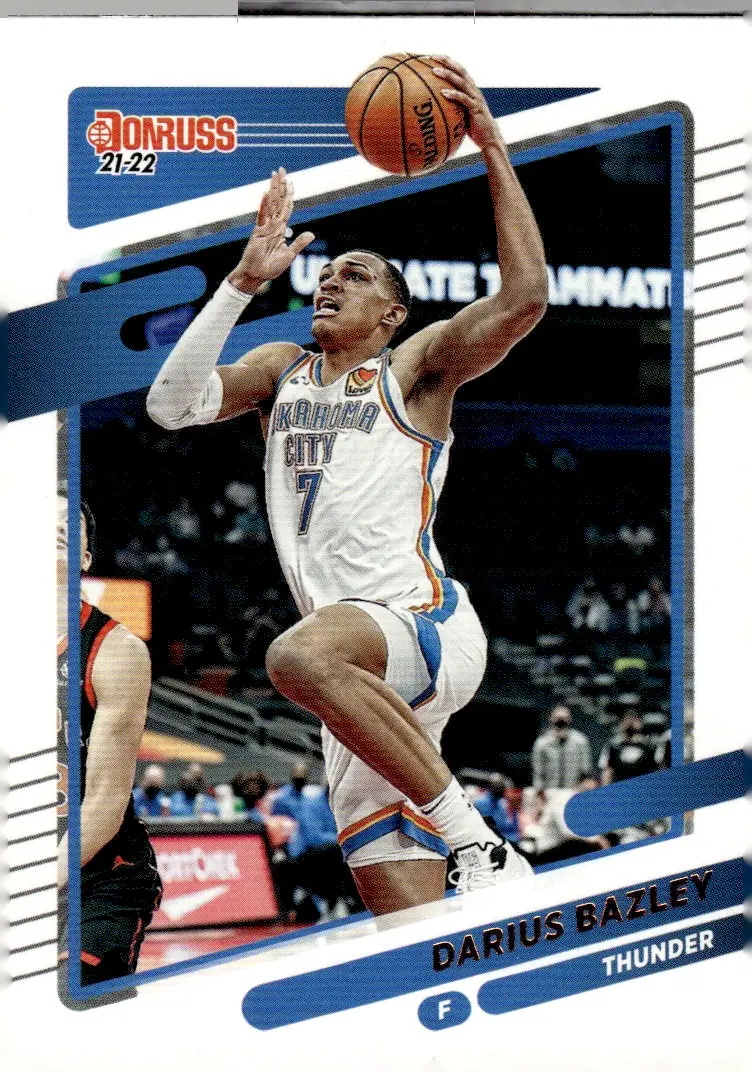 2021-22 Donruss #17 Darius Bazley (front)