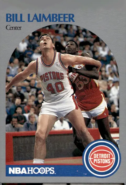 1990-91 NBA Hoops #108 Bill Laimbeer