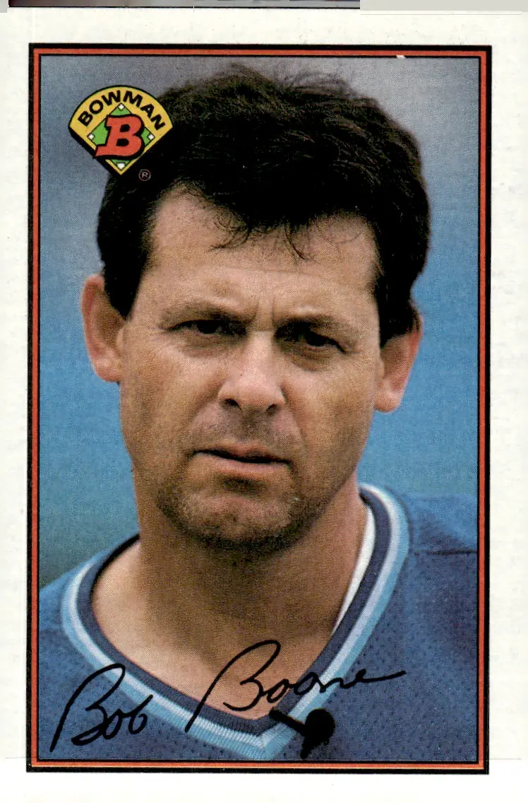 1989 Bowman #119 Bob Boone (front)