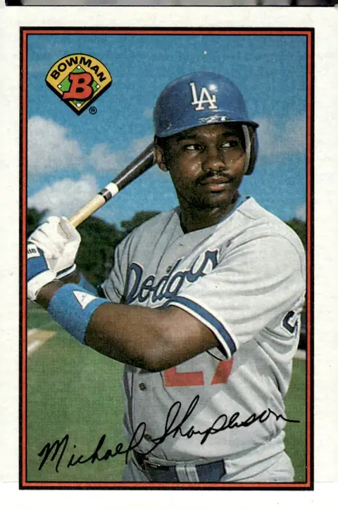 1989 Bowman #348 Mike Sharperson