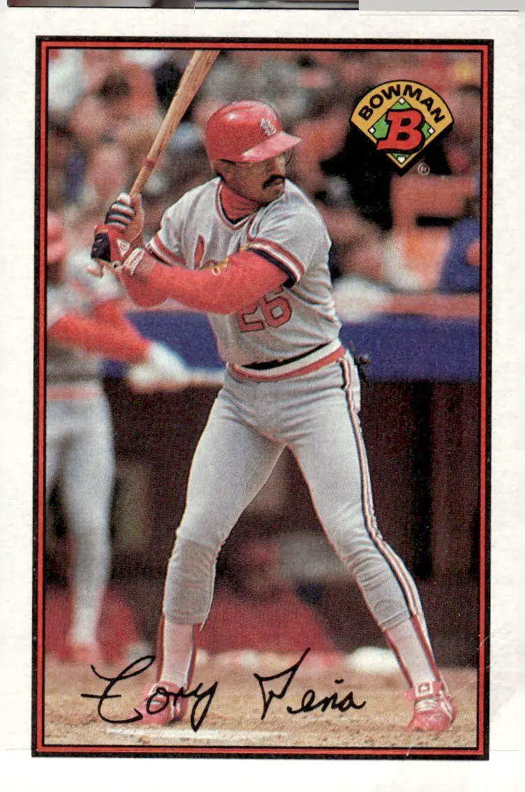 1989 Bowman #435 Tony Peña (front)