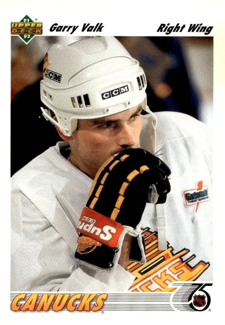 1991-92 Upper Deck #152 Garry Valk (front)
