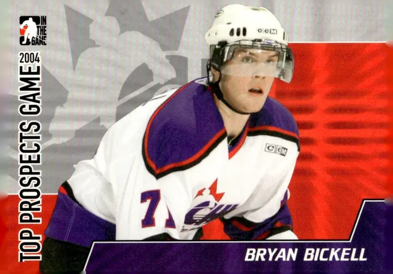 2004-05 In The Game Heroes and Prospects #TPG-17 Bryan Bickell (front)