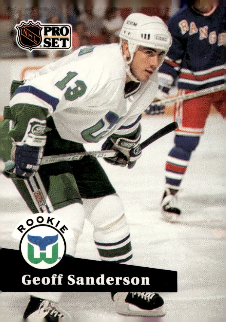 1991-92 Pro Set (Series 2) #536 Geoff Sanderson (front)