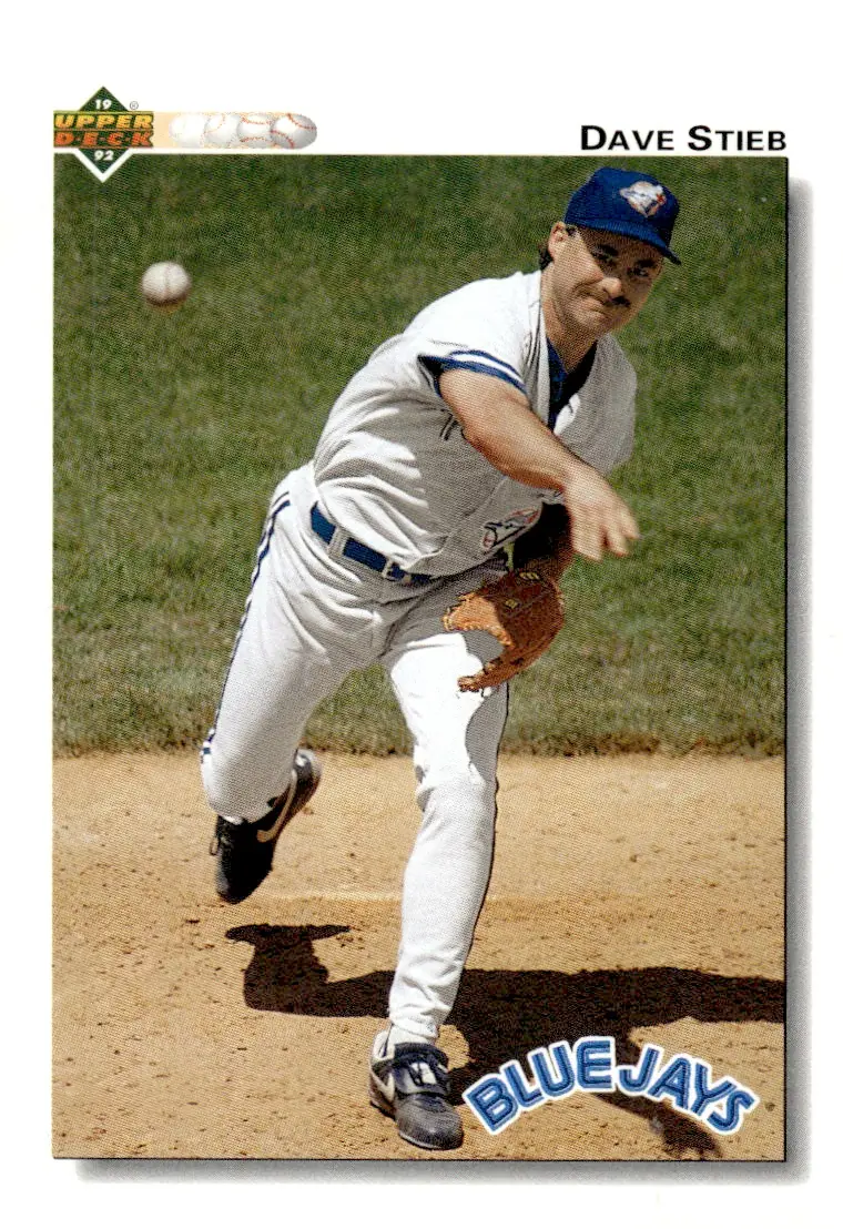 1992 Upper Deck #136 Dave Stieb (front)