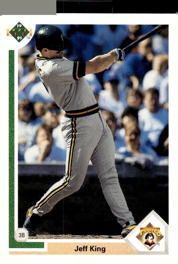 1991 Upper Deck #687 Jeff King (front)